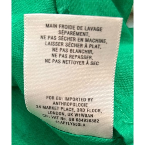 Anthropologie Maeve Verbena Floral Multicolor Lace Fit & Flare Dress Size 0 - Picture 14 of 15